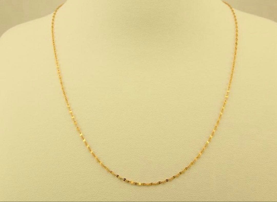 大特価！！早いもの勝ち！新品 18金 K18 ネックレス 45cm アジャスター