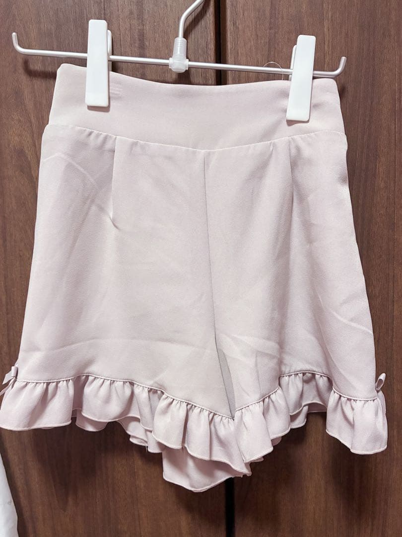 LIZLISA バックカシュクールセットアップ ピンク