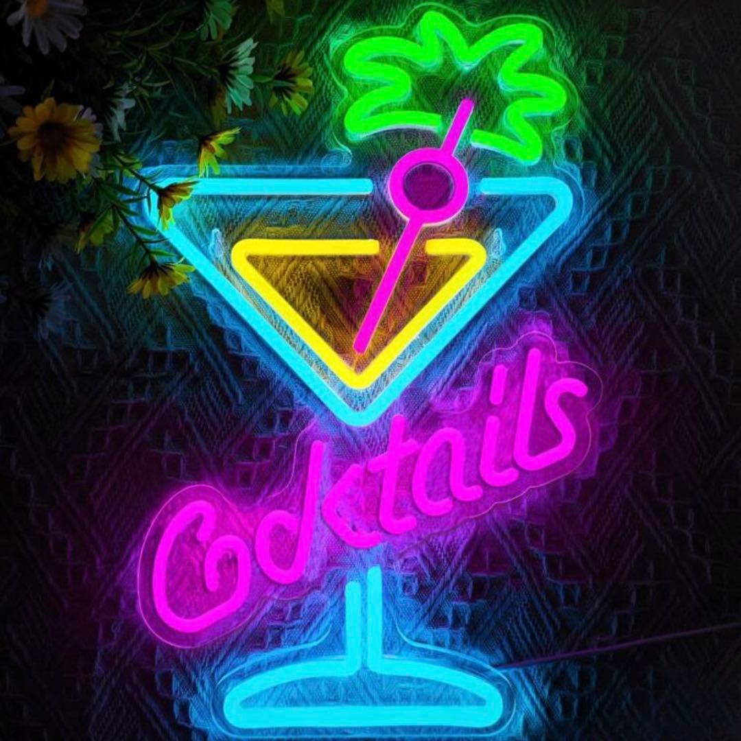 ネオンサイン ネオンライト ネオン看板 LED カクテル cocktail
