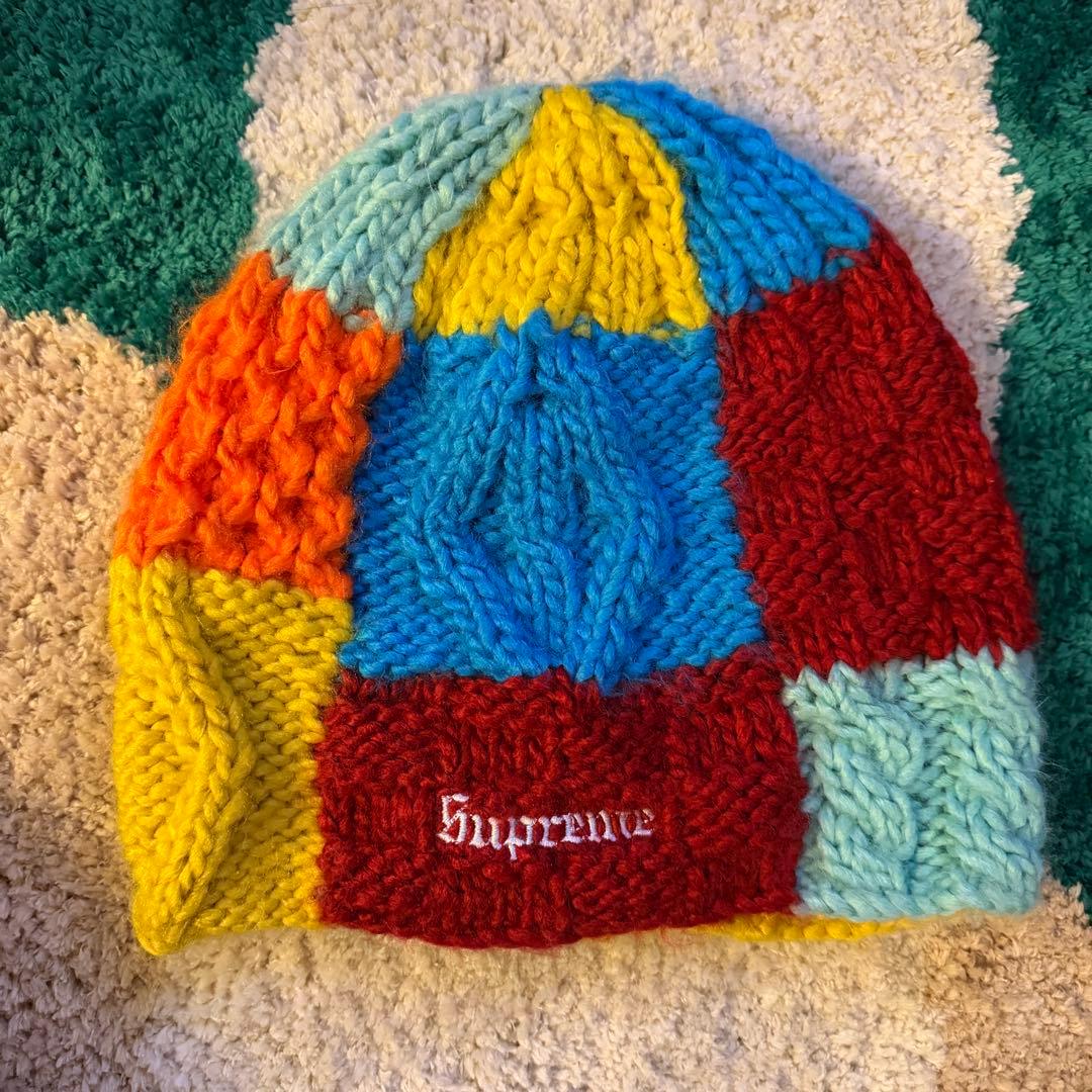 Supreme Block Knit Beanie Multicolor マルチ