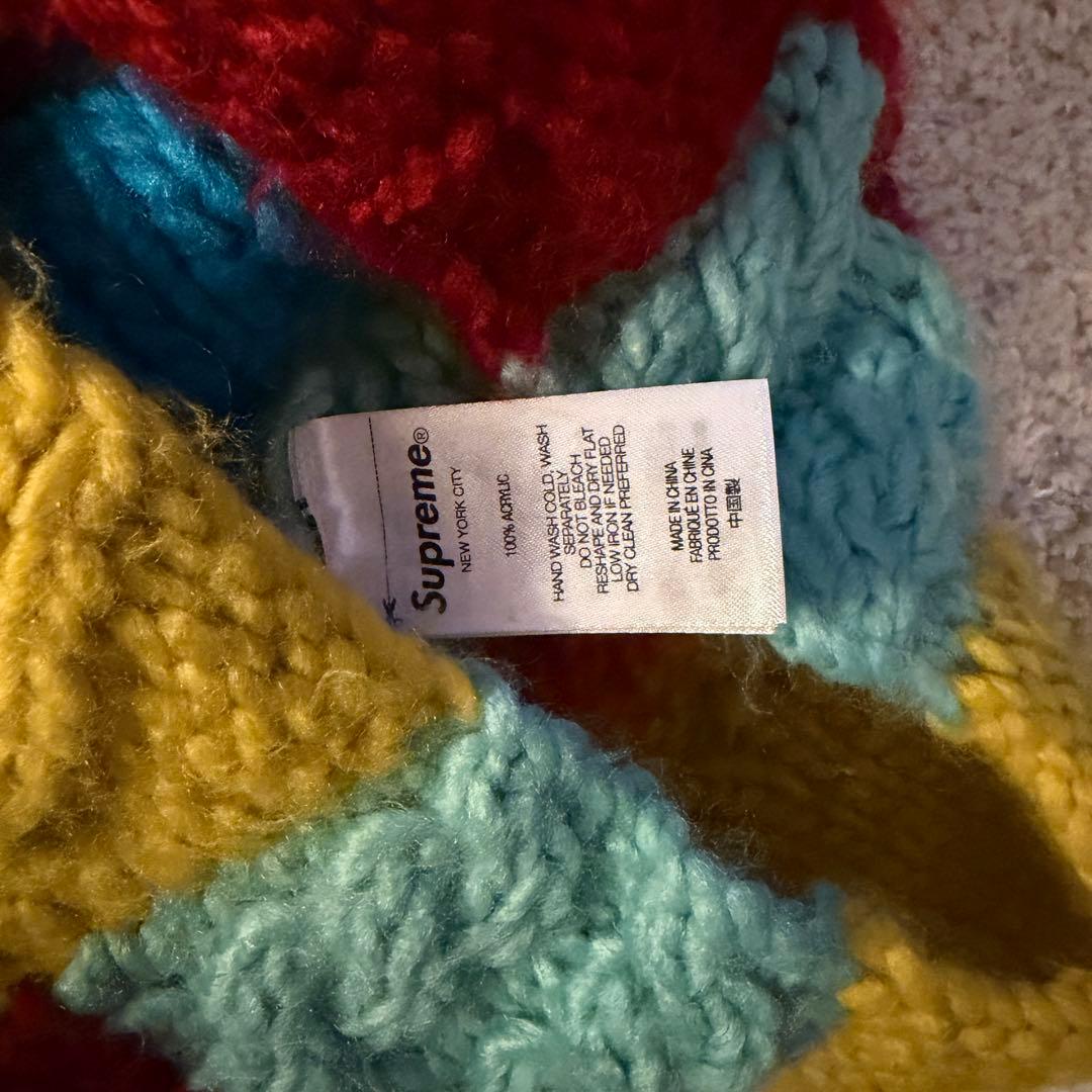Supreme Block Knit Beanie Multicolor マルチ