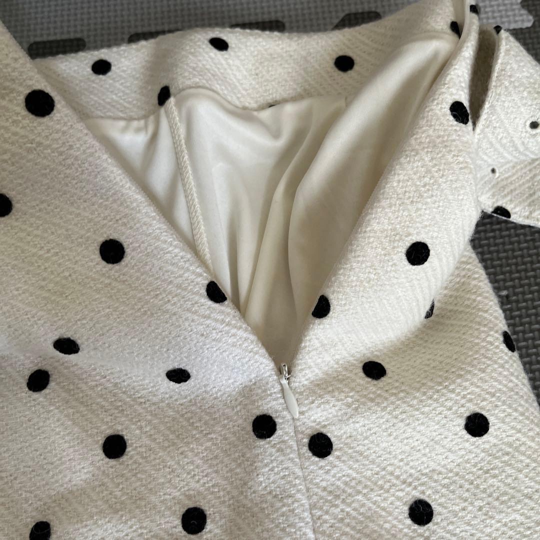 Darichスカートドット、新品未使用、白