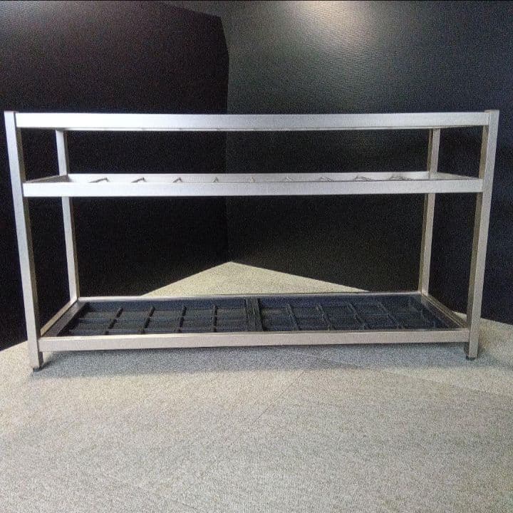 傘立て 30本用 業務用 コクヨ フレームタイプ アルミ アジャスター付