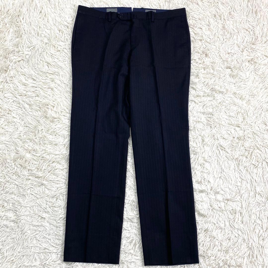 美品✨大きいサイズ ザスーツカンパニー 3ピース セットアップスーツ 紺　XL