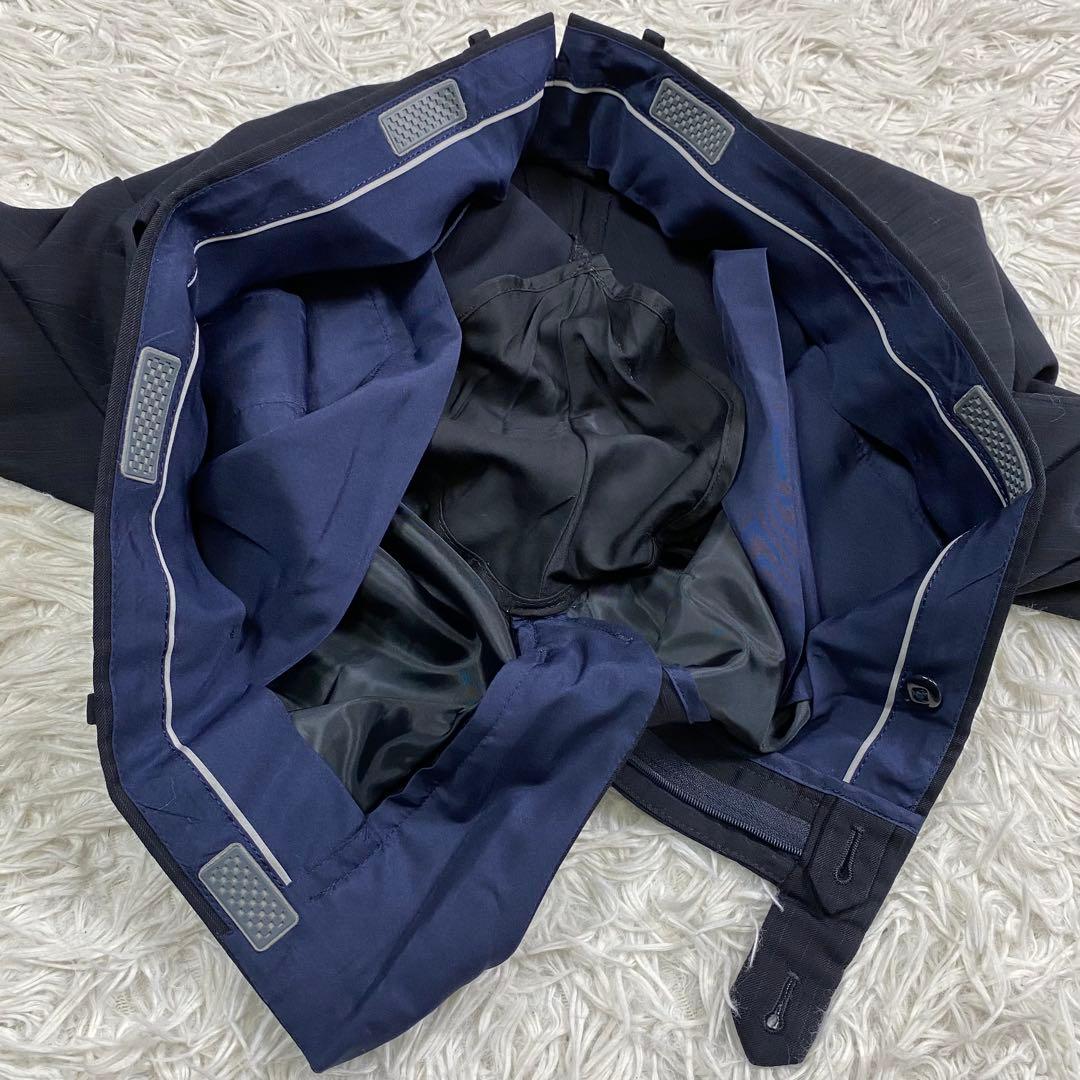 美品✨大きいサイズ ザスーツカンパニー 3ピース セットアップスーツ 紺　XL