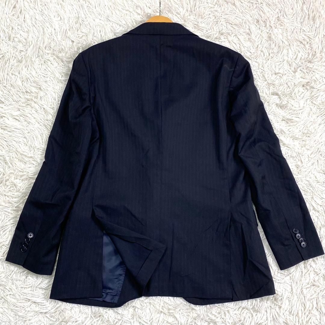 美品✨大きいサイズ ザスーツカンパニー 3ピース セットアップスーツ 紺　XL