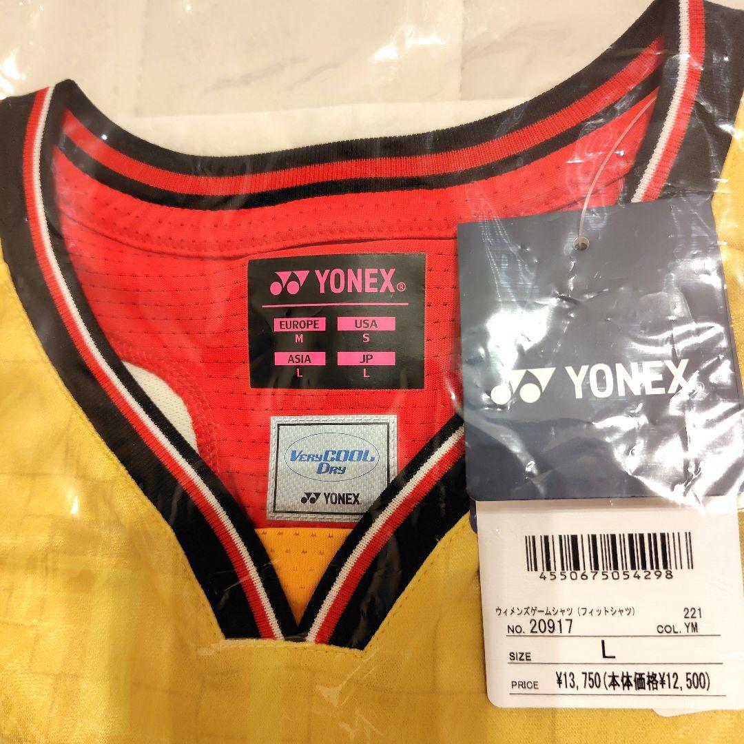 新品タグ付き♦YONEXバドミントン♦ゲームシャツ レディース♦日本代表モデル