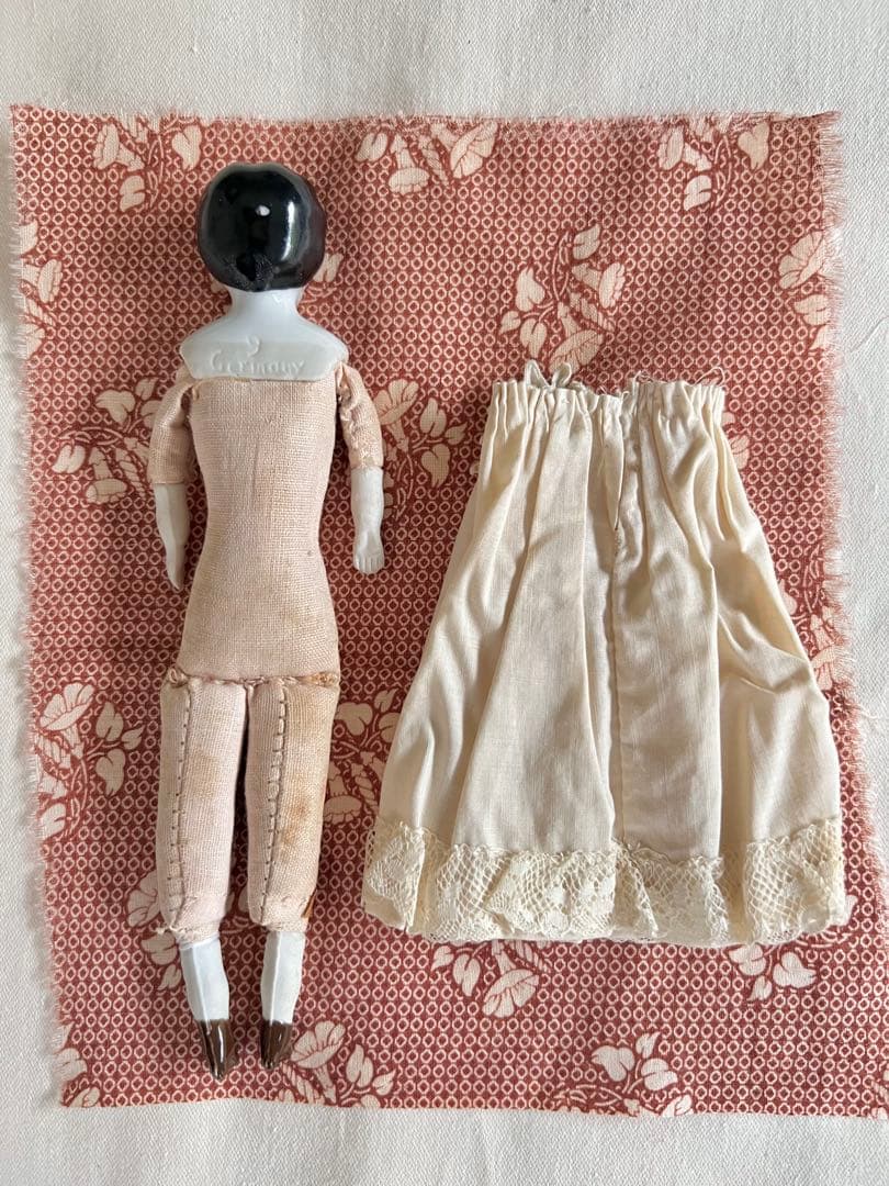 限定価格！アンティーク　チャイナヘッドドール　18.5センチ　ドイツ