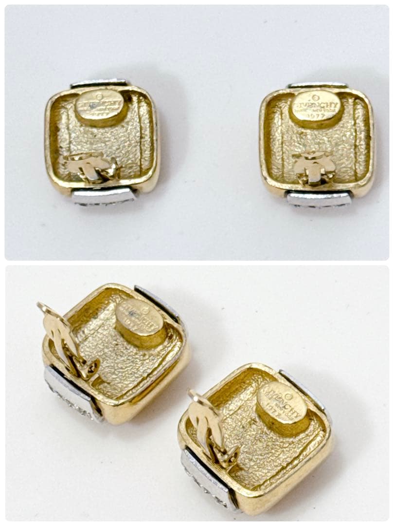 GIVENCHY ヴィンテージ パヴェストーン　 ネックレス　イヤリング　セット