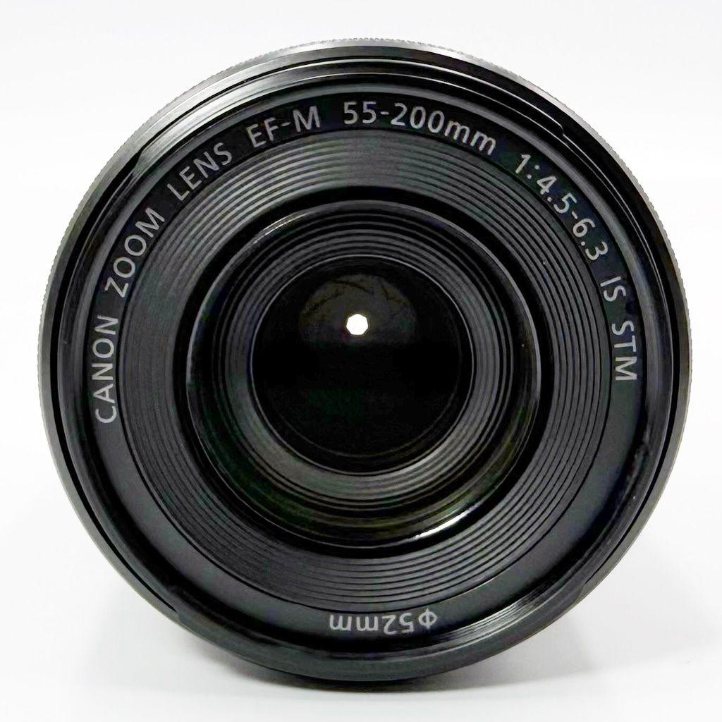 【美品】キヤノン EF-M55-200mm F4.5-6.3 STM 望遠レンズ