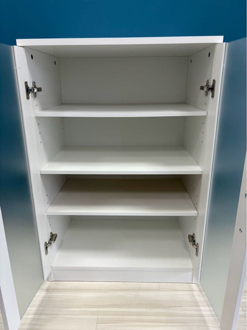 ⭐︎値下げ中⭐︎ニトリ ガラス扉 キャビネット レンジ台 食器棚 NITORI