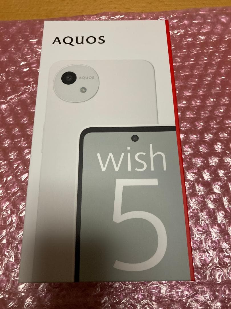 新品未使用★AQUOS Wish5 SH-52F ホワイト White