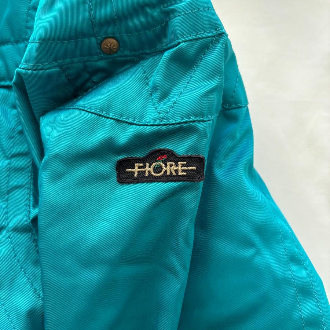 y2k 平成ギャル 短丈 中綿ジャケット フード付き ターコイズ Archive