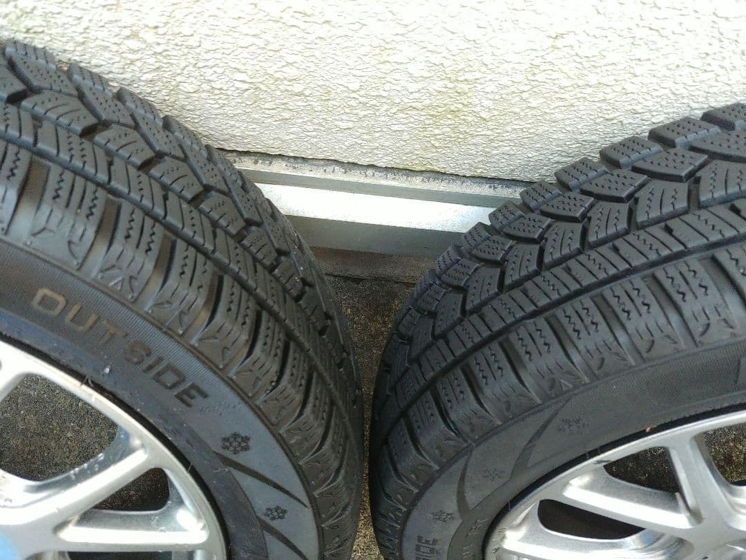 スタッドレス　アルミ４本155/65R14 ゴム良好　溝良好　東京都引取限定