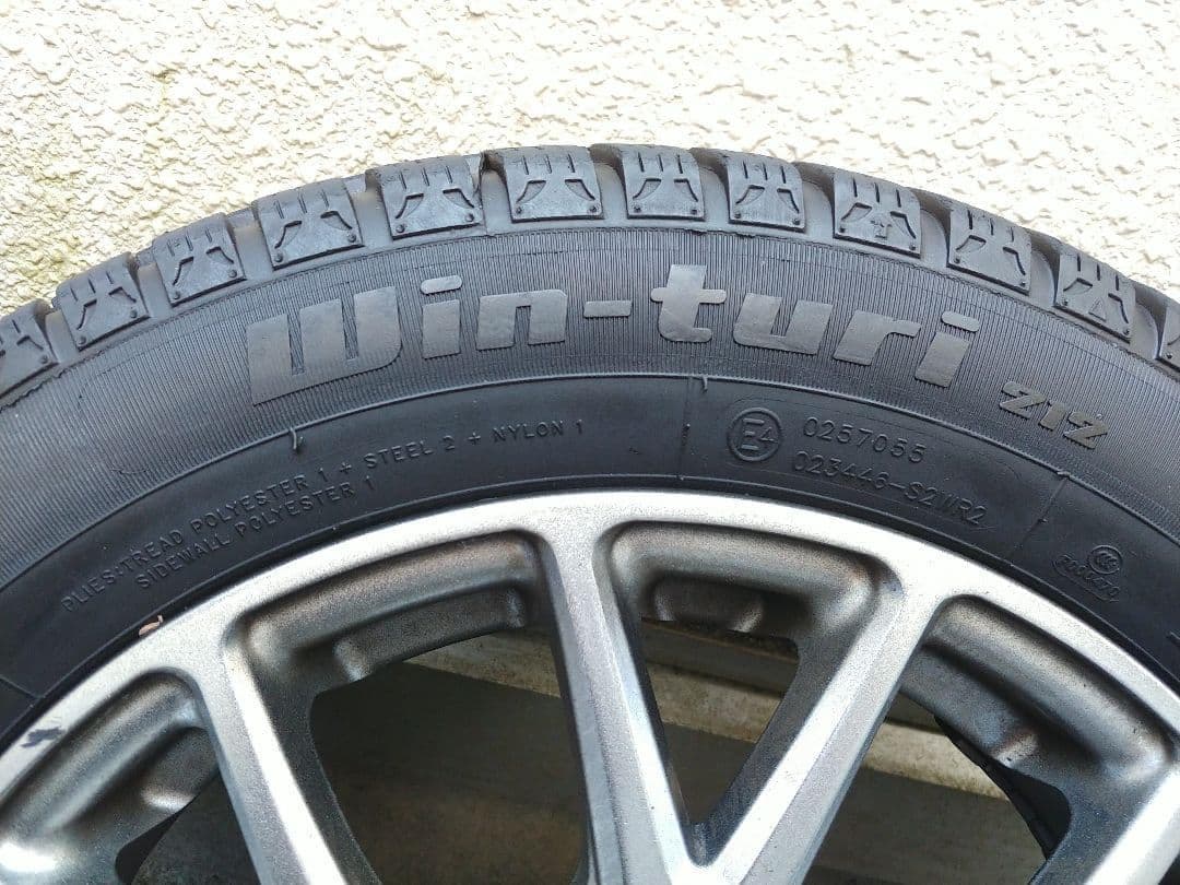 スタッドレス　アルミ４本155/65R14 ゴム良好　溝良好　東京都引取限定