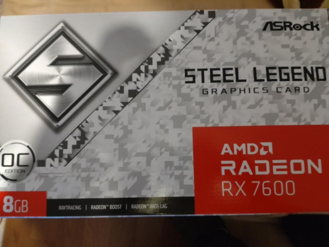 グラフィックボード・グラボ・ビデオカード ASRock Radeon RX7600