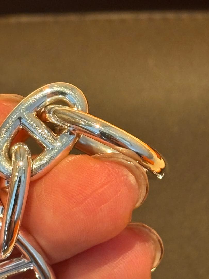 【新品未使用・希少サイズ】エルメスシェーヌダンクル MM 16コマ