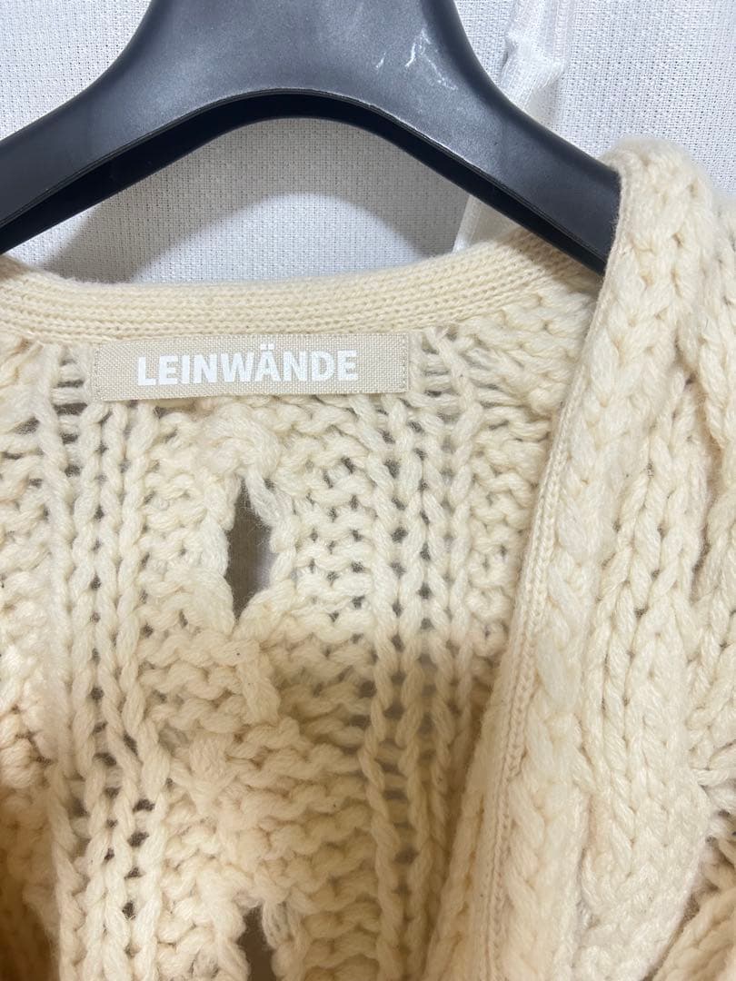 ラインヴァンドleinwandeのニットカーディガン