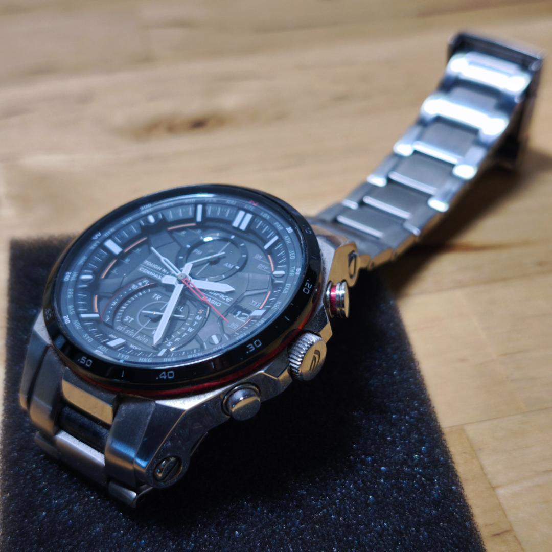 CASIO EDIFICE ソーラー電波時計 EQW-A1200DB-1AJF