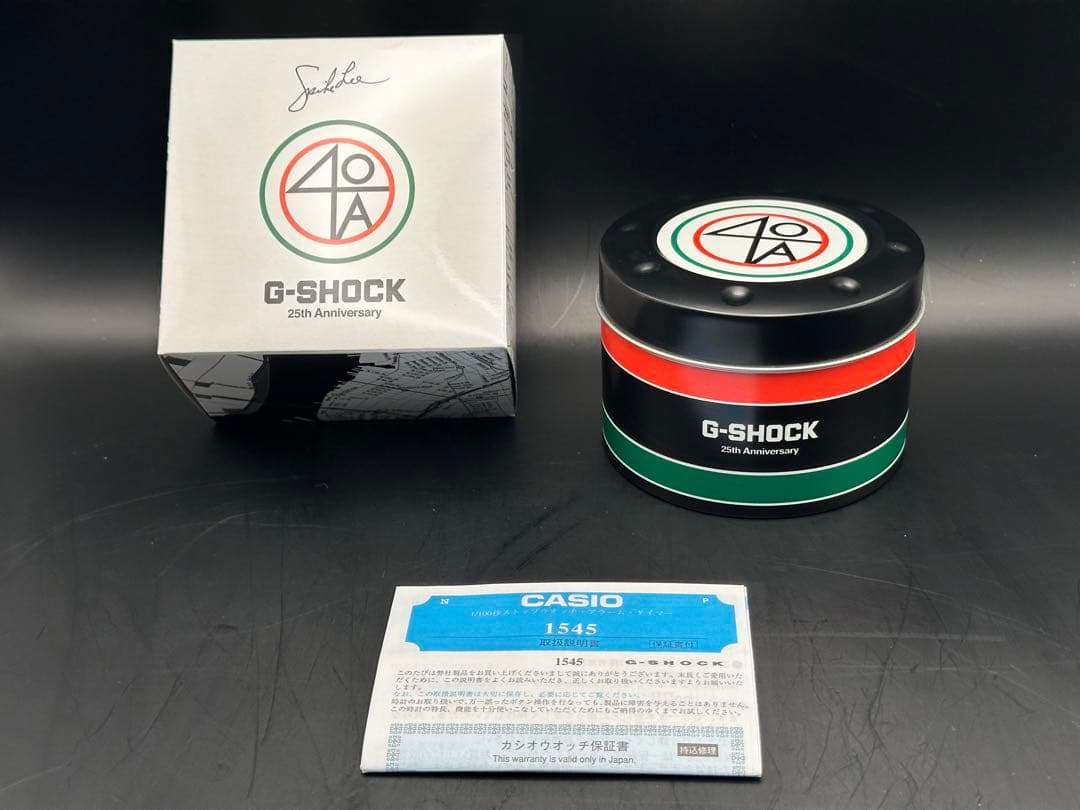 CASIO G-SHOCK スパイクリー 25周年 DW-5000SL-1JR
