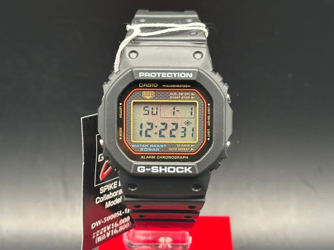 CASIO G-SHOCK スパイクリー 25周年 DW-5000SL-1JR