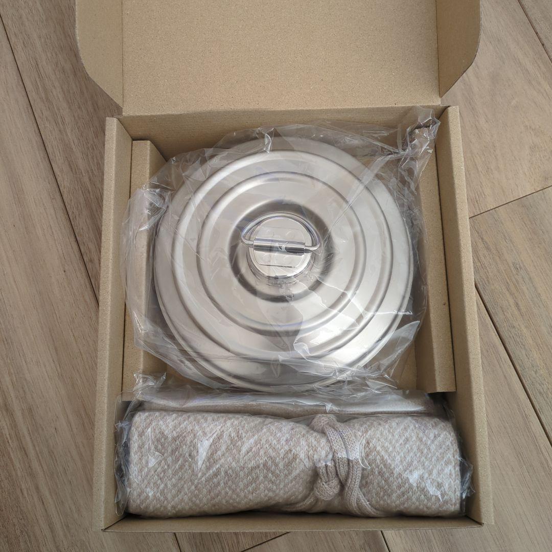 新品未使用　FDSTYLE　湯たんぽ　日本製　ステンレス　湯たんぽカバー