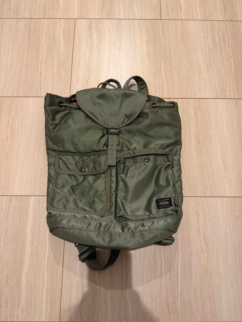 PORTER オリーブグリーン バックパック