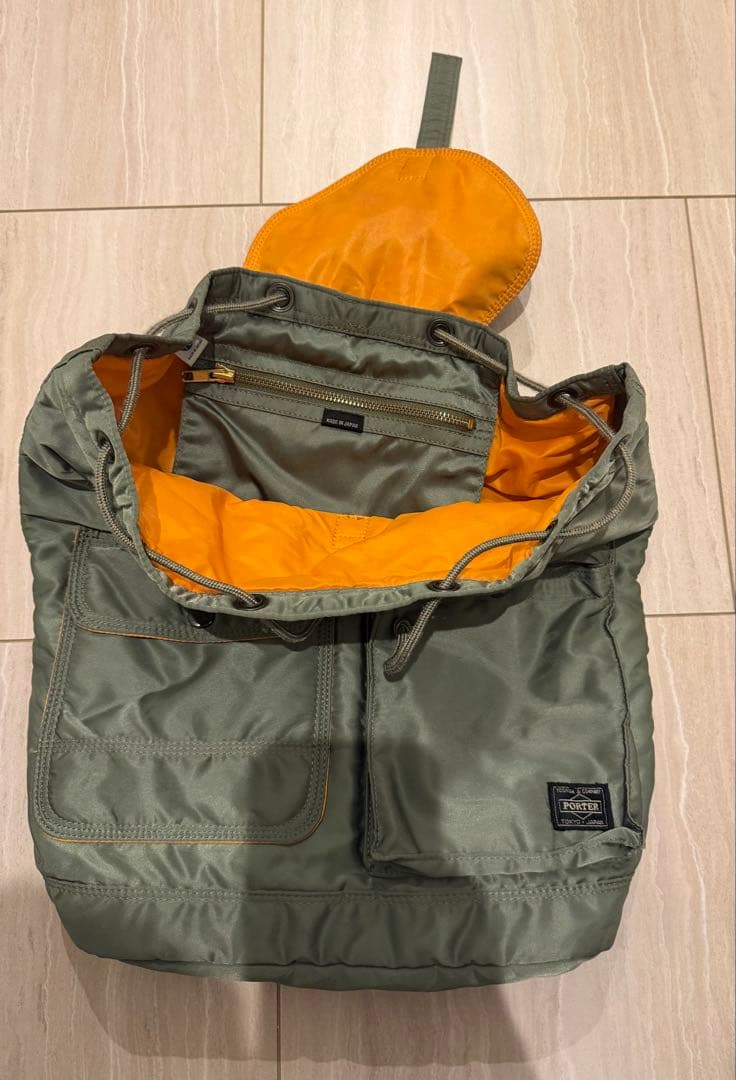 PORTER オリーブグリーン バックパック
