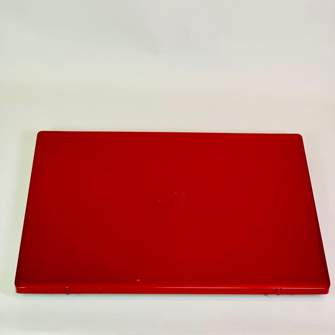 Core i7✨SSD256GB✨16GB✨オフィス✨富士通✨赤✨ノートパソコン