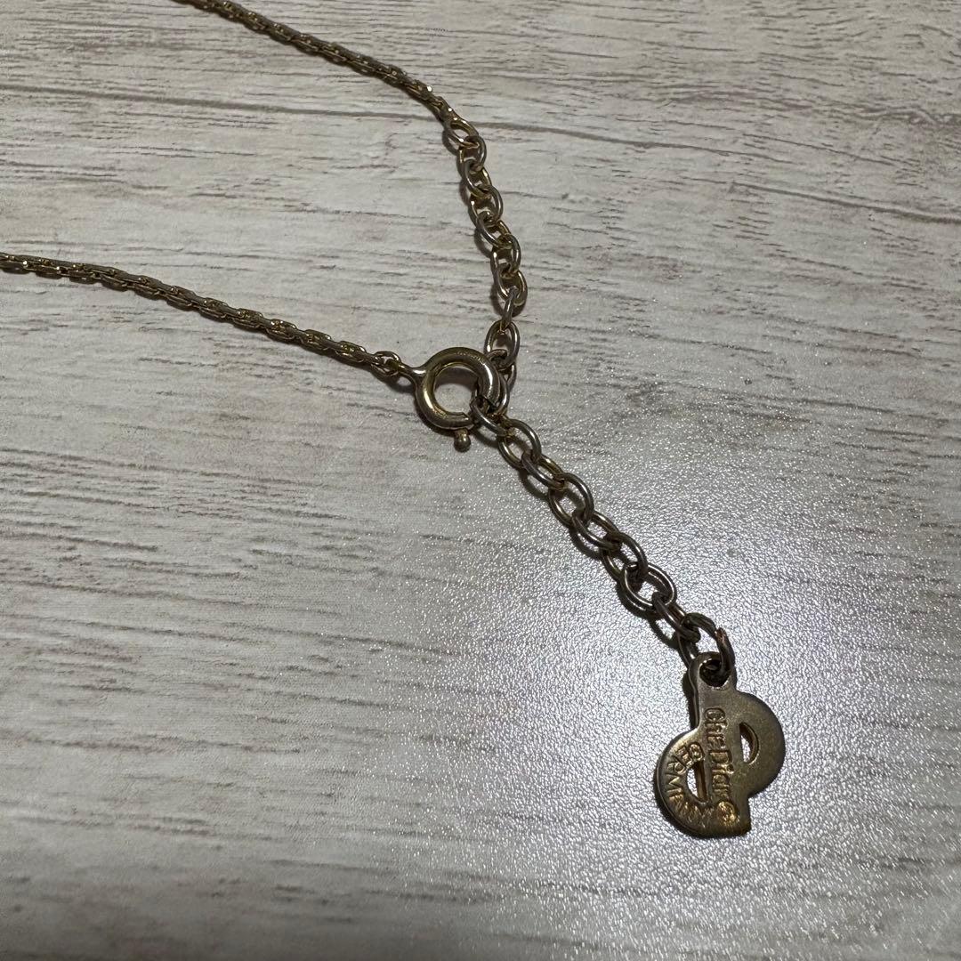 Dior ディオール CDロゴ ストーン付き ヴィンテージ ネックレス