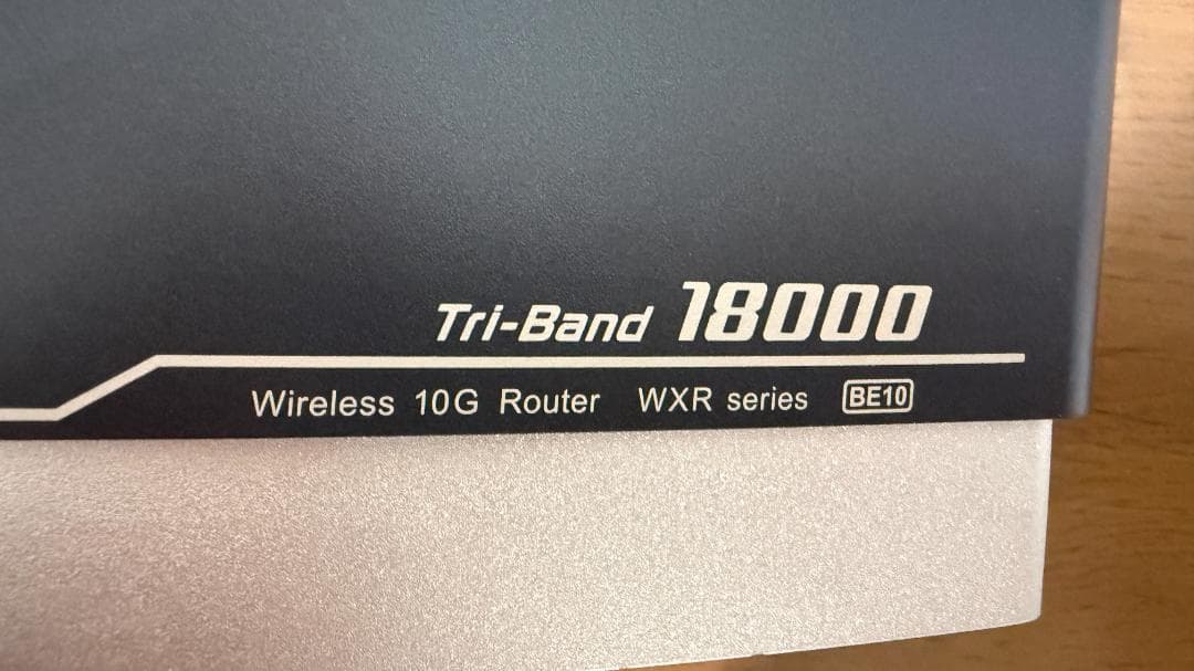 WXR18000BE10P　WIFIルーター