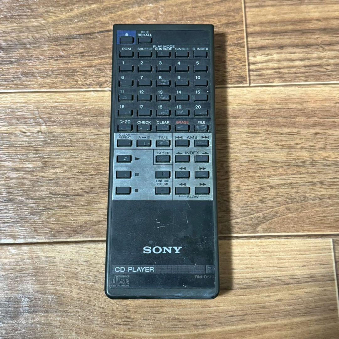 SONY ソニー　CDP-970　　RM-D570 リモコン