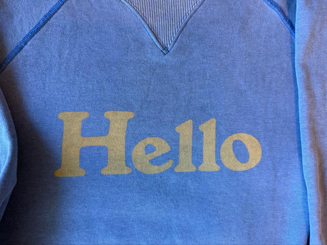 マディソンブルー　HELLO スウェット　サイズ01 ブルー