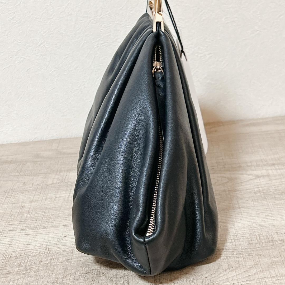 訳有 新品未使用 the VOLON レザー クラッチ バッグ