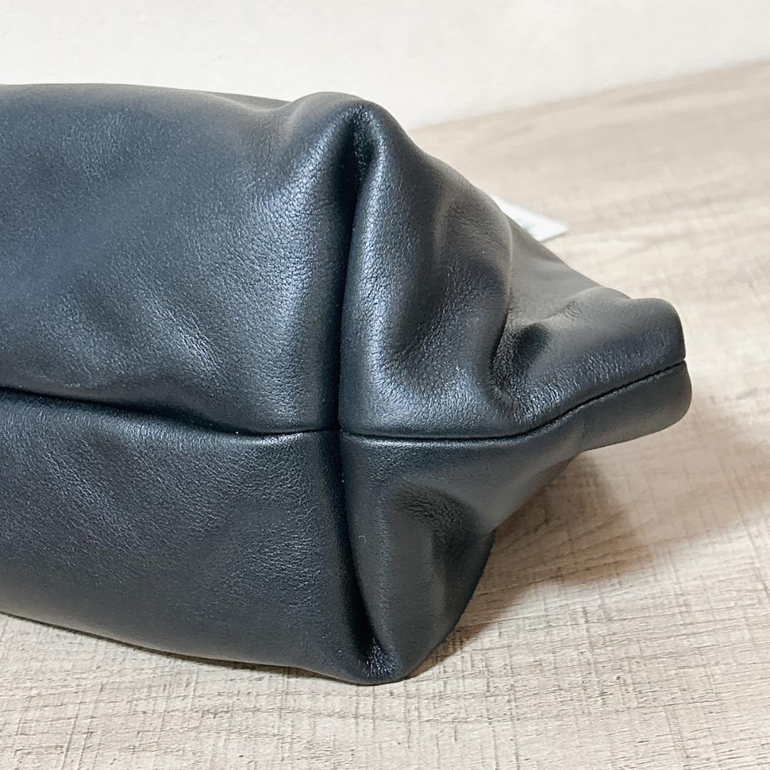 訳有 新品未使用 the VOLON レザー クラッチ バッグ