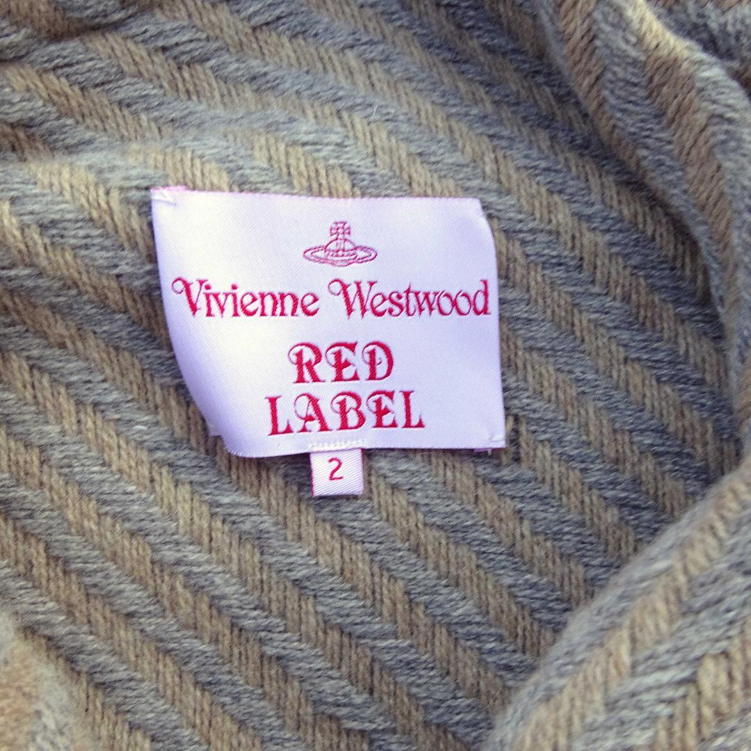 ア*キ様 希少ヴィヴィアンウエストウッドRED 変形アシンメトリーコート2アング