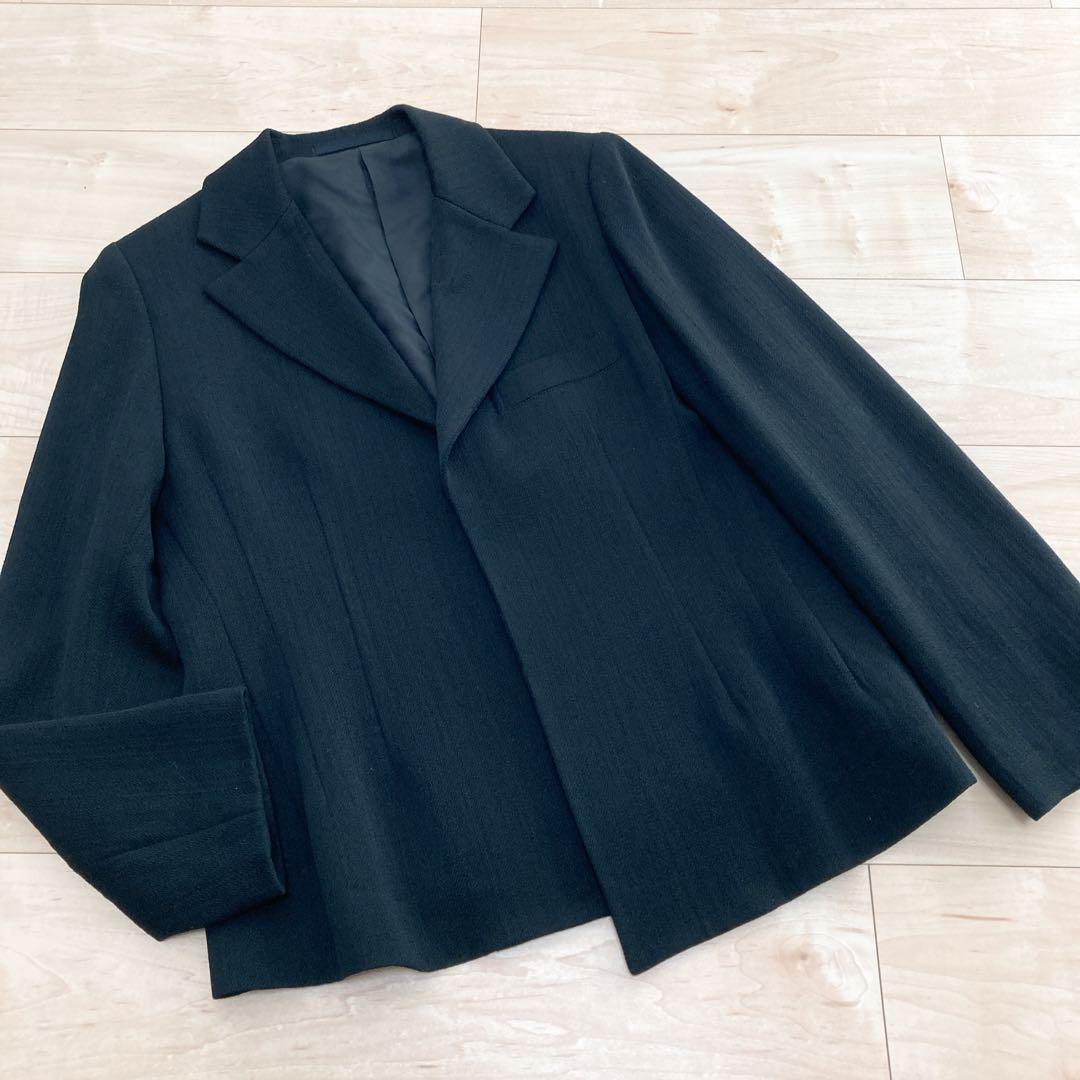 Y's ワイズ ボタンレス ジャケット ウール 日本製 ヨウジヤマモト