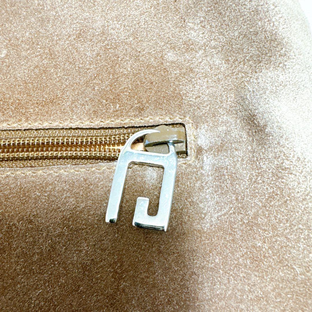 オールドグッチGUCCIヴィンテージスウェードクラッチバッグ茶色ブラウンカバン