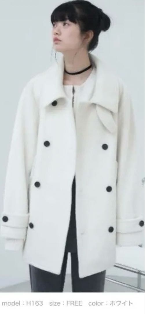 Smyeon ミドルシャギーコート