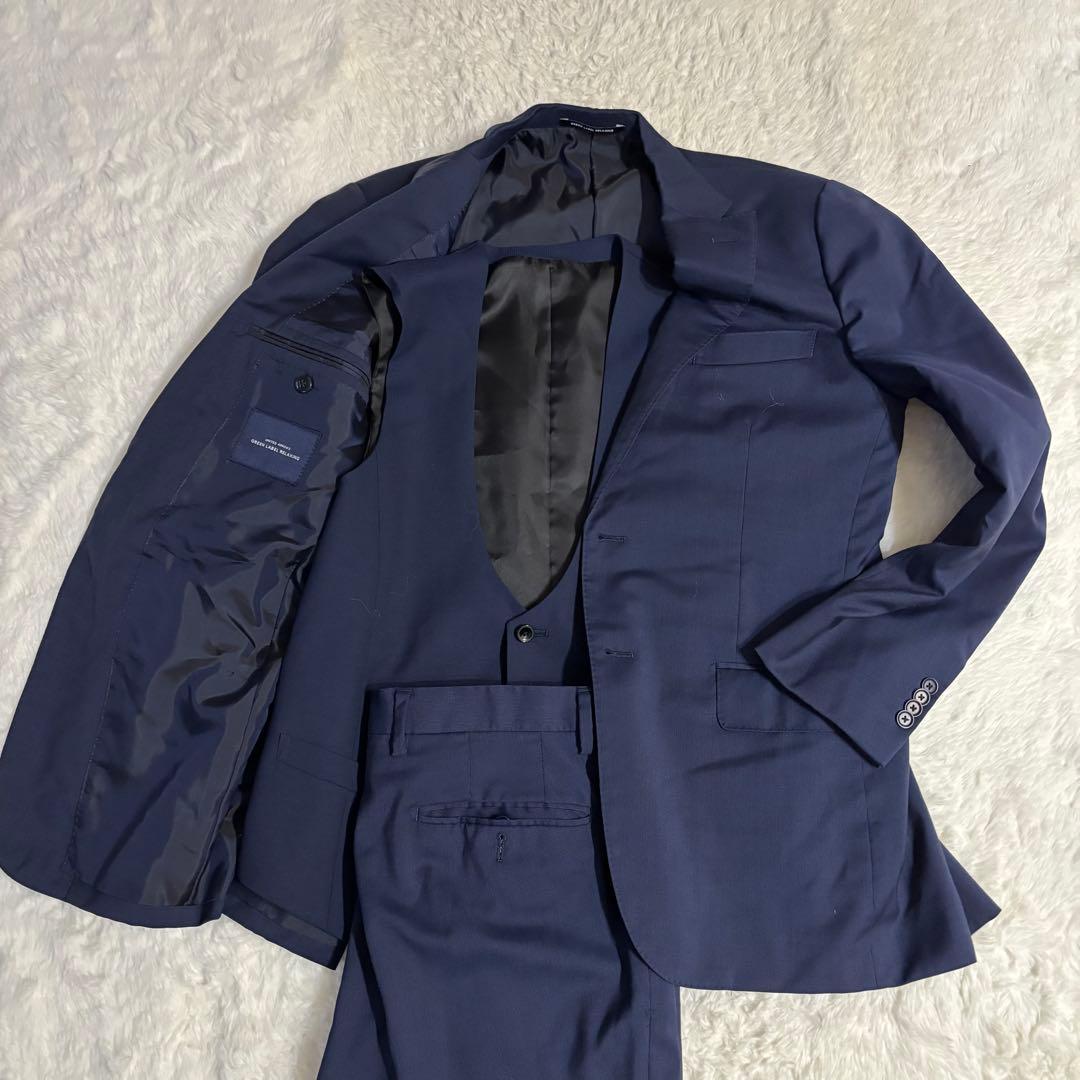 UNITED ARROWS GLR シングルスーツ スリピースアメリカン・ウール