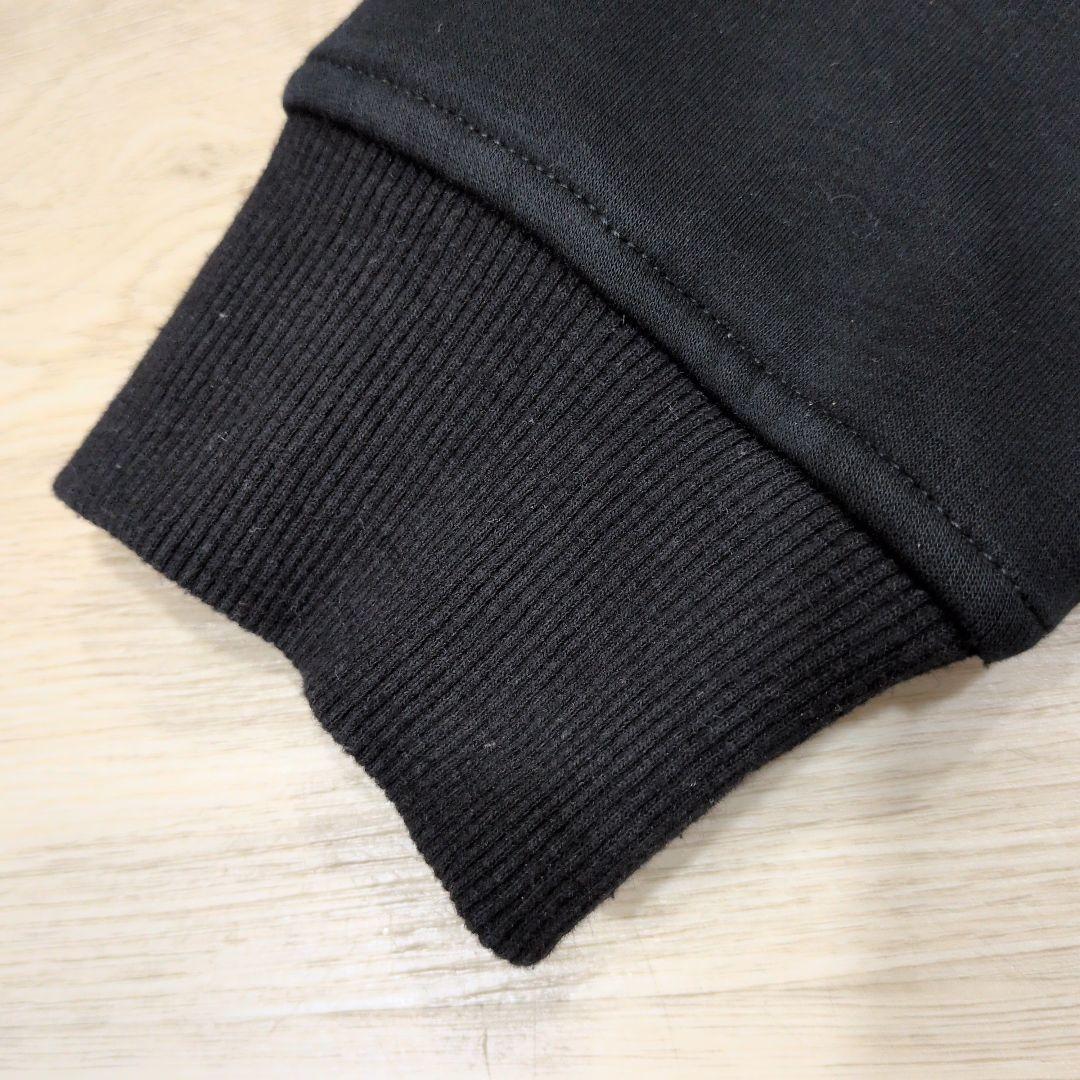 カナダグース トレーナー 黒 ロゴ ワッペン   完売品