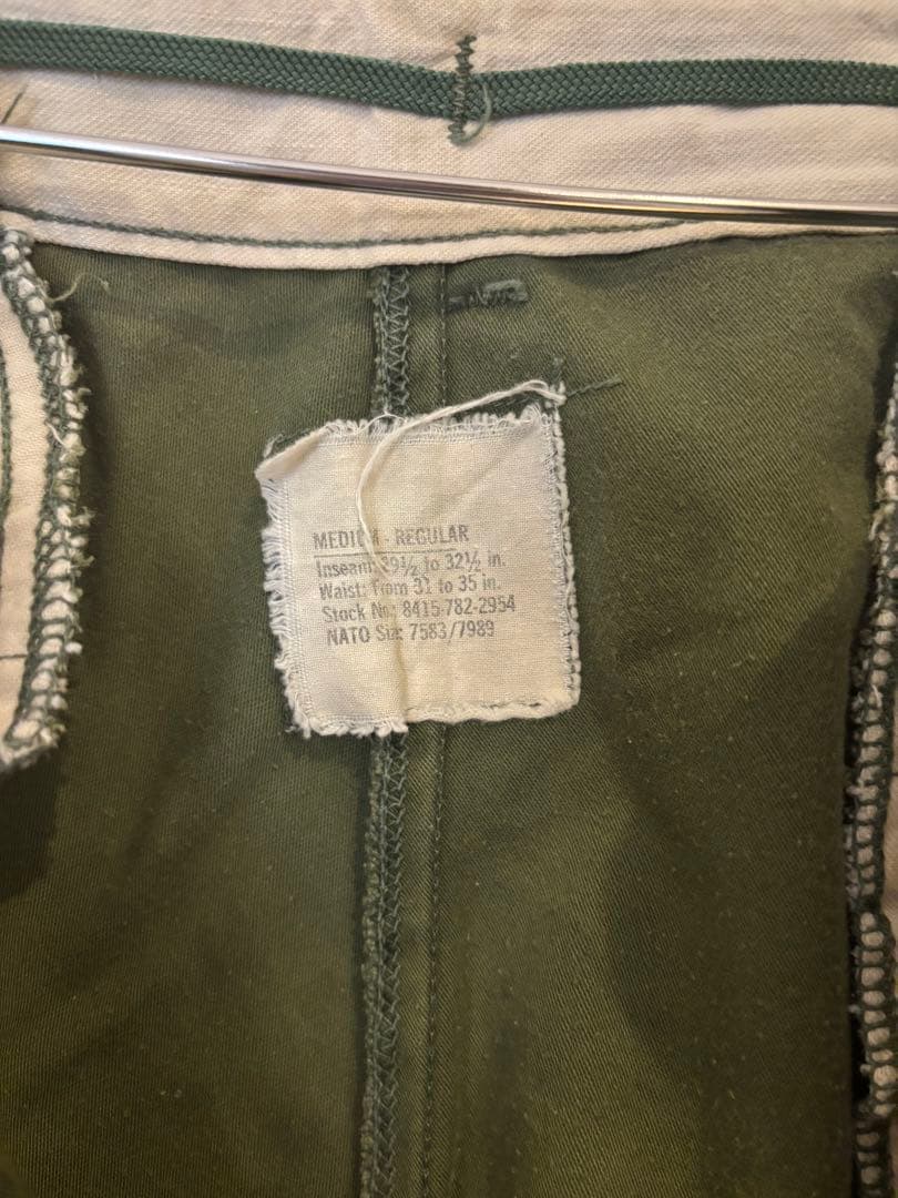 米軍 70s M-65 カーゴパンツ US ARMY