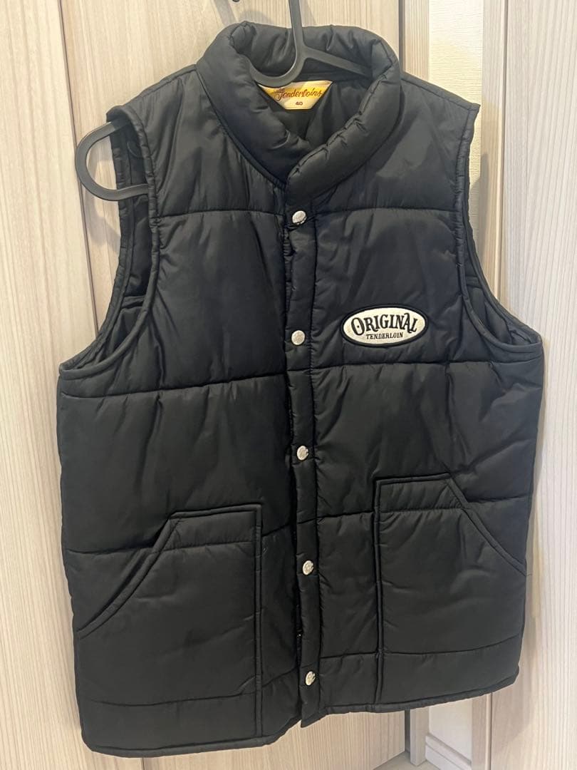 【Takuya】TENDERLOIN ダウンベスト40【M】ブラック