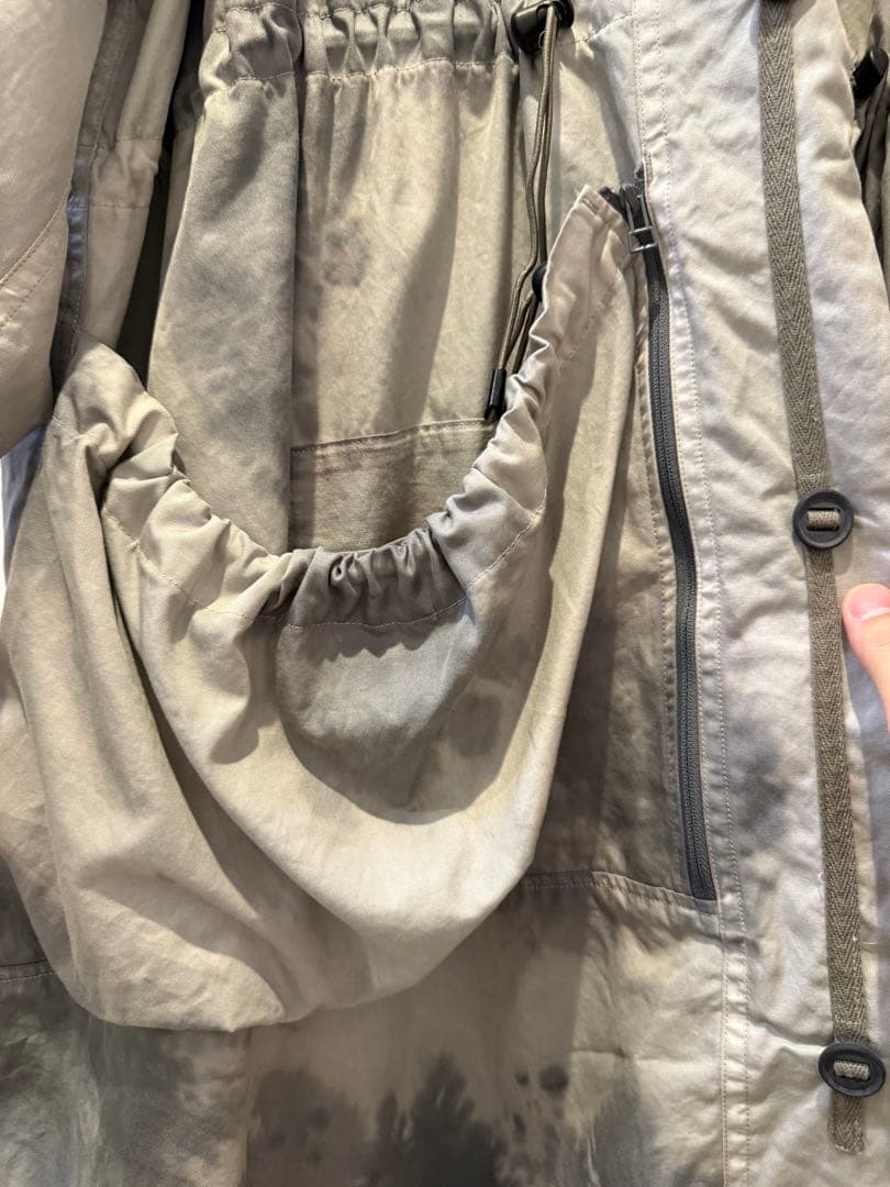 日本製NEW ORDER モッズコート サイズ2 グレー/ブラック男女兼用