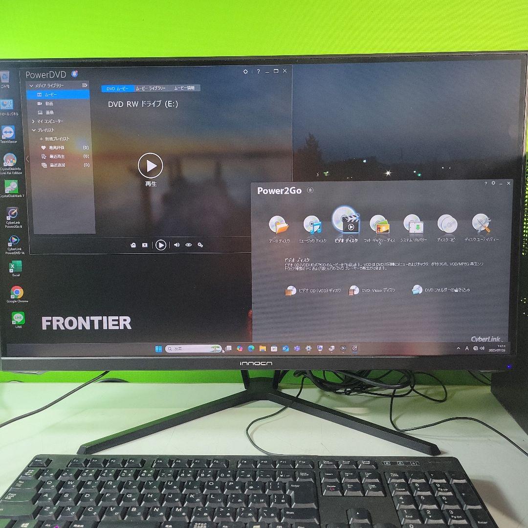 FRONTIER デスクトップPC/i5第10世代　中古動作品