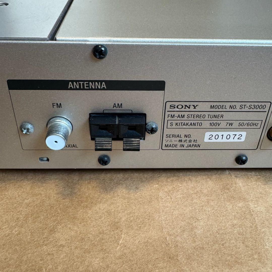 SONY/#5000シリーズ /FM-AMステレオチューナー/ST-S3000