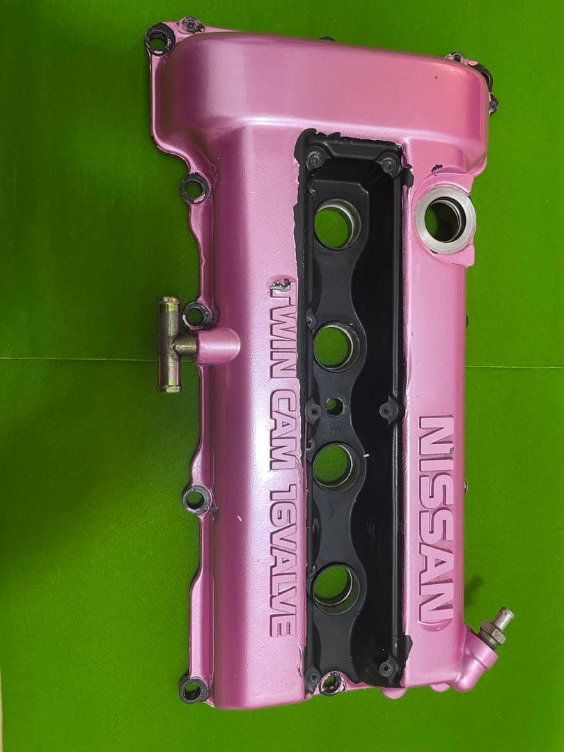 SR20DET、180sx、S13シルビアヘッドカバー、タペットカバー