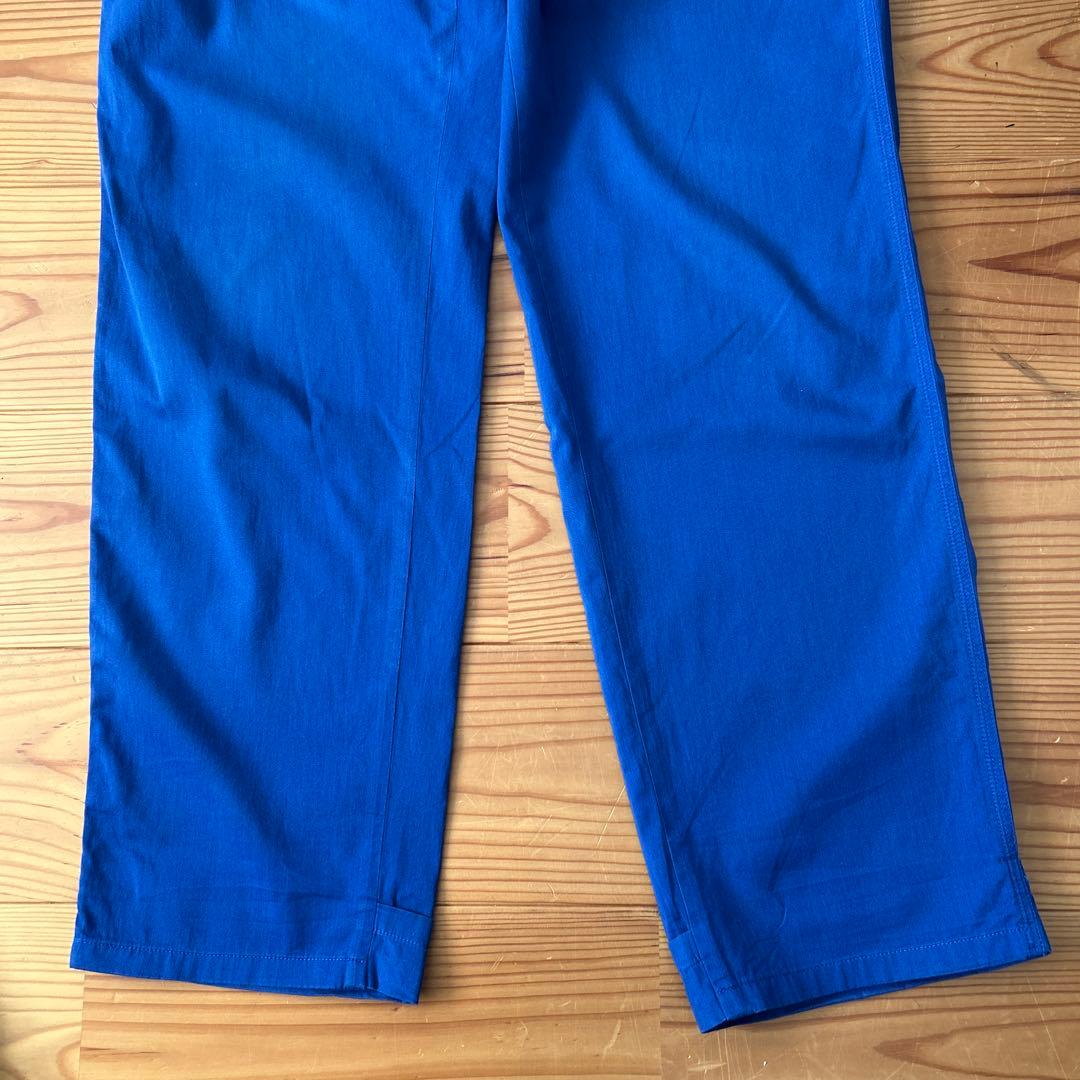 12SS メゾンマルタンマルジェラ　ベルテッドパンツ　青