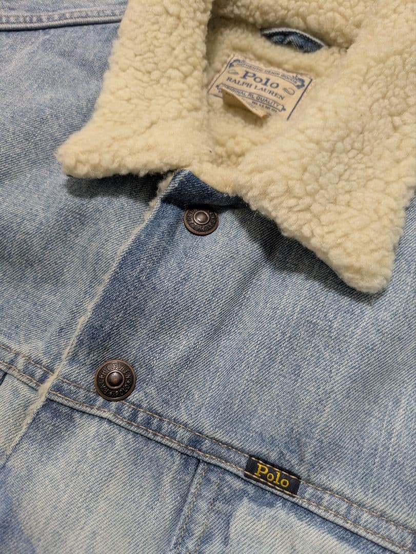 Ralph Lauren ボアデニムジャケット Gジャン 日本50着限定 Art