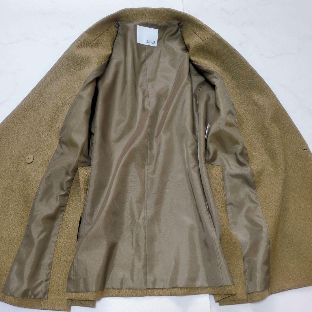 美品✨️GALLARDAGALANTE ウールライク ダブルジャケット キャメル